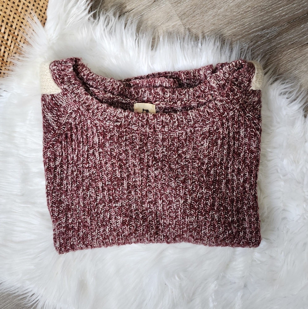Maroon Knit Sweater - Picture 3 of 8